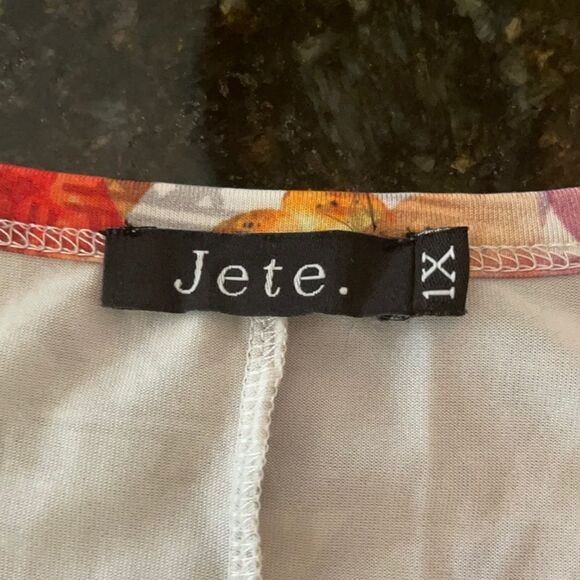 Jete Gwynnie B Sz 1X Floral Stretch Dress EUC - Picture 2 of 8